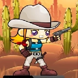 Cowgirl Shoot Zombies